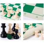 Big Premium Portable Chess Set Plastic Chess Pieces (1 Set) - Closeup Embroidery by Nari Haat, Indian ethnic wear, wo...