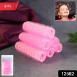Premium Self-Grip Hair Rollers (6 Pc / Set ) - With Dupatta by Nari Haat, Indian ethnic wear, women clothing, designe...