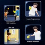 Portable Indoor Hanging Table Tennis with Three Ball, Table Tennis Self Training Set - Neckline Detail by Nari Haat, ...