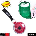 Reusable Foldable Nylon Grocery Bag with Portable Case - Image 2