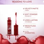 High-Pigment Matte Liquid Lip Gloss for Women (1 Pc) - Back View by Nari Haat, Indian ethnic wear, women clothing, de...