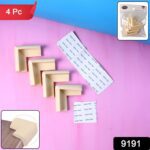 4 Pc Soft Foam Table Corner Protectors Set with Safety Tape - Image 2