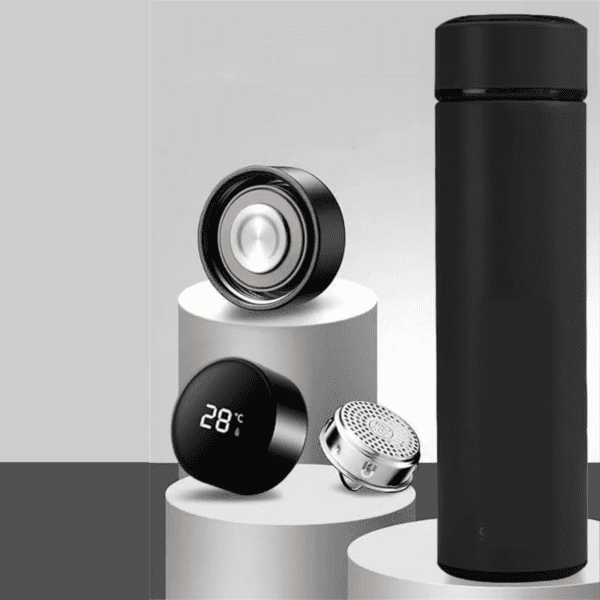 0726 Vacuum Insulated Water Bottle with LED Temperature Display (1 Pc / Multicolor) - Front View by Nari Haat, Indian...