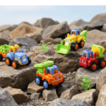 Funwoods Construction Vehicle Toy Set for Kids – (4 Pc) - Front View by Nari Haat, Indian ethnic wear, women clothi...