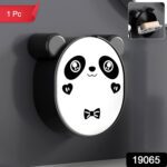 Plastic Cute Panda Soap Box – Wall Mounted Flip-Top Drain Soap Case (1 Pc) - With Dupatta by Nari Haat, Indian ethn...