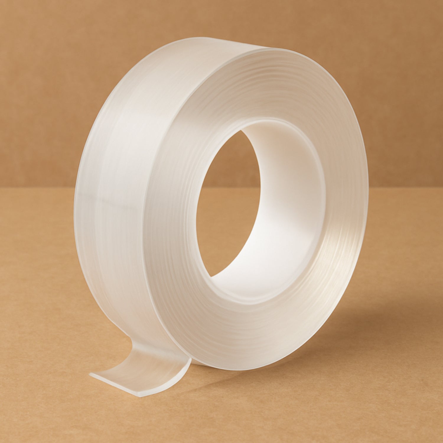 15454_double_sided_tape_7x3cm.jpg Sticky Double Sided Tape Washable Adhesive Tape Reusable (7×3 Cm / 1 Pc) - Front View by Nari Haat, Indian ethnic we...