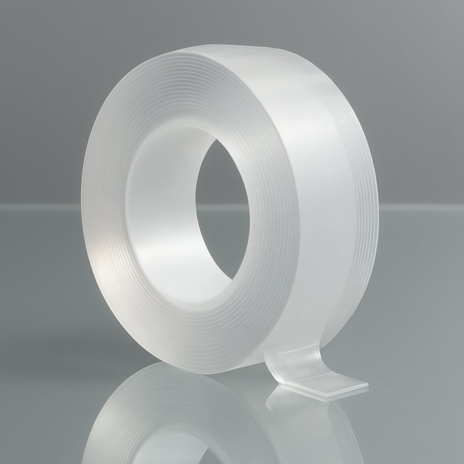 15456_thick_double_sided_tape_6_5x3cm.jpg Sticky Double Sided Tape Washable Adhesive Tape Reusable (Thick / 6.5×3 Cm / 1 Pc) - Front View by Nari Haat, Indian...