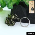 Ganesh Face Antique Black Metal Keychain (1 Pc) - With Dupatta by Nari Haat, Indian ethnic wear, women clothing, desi...