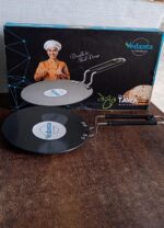 Compact Non-Stick Flat Roti Tawa (9 inch / 1 Pc) - Fabric Detail by Nari Haat, Indian ethnic wear, women clothing, de...