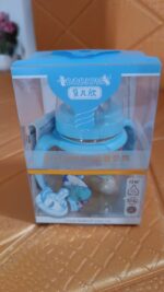 Plastic Baby Feeding Bottle with Handles, Cleaning brush & Straw (180 ML / 1 Pc) - Neckline Detail by Nari Haat, Indi...