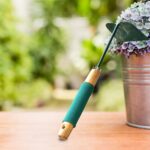 Gardening Hoe Tool with Handle - Fabric Detail by Nari Haat, Indian ethnic wear, women clothing, designer suit