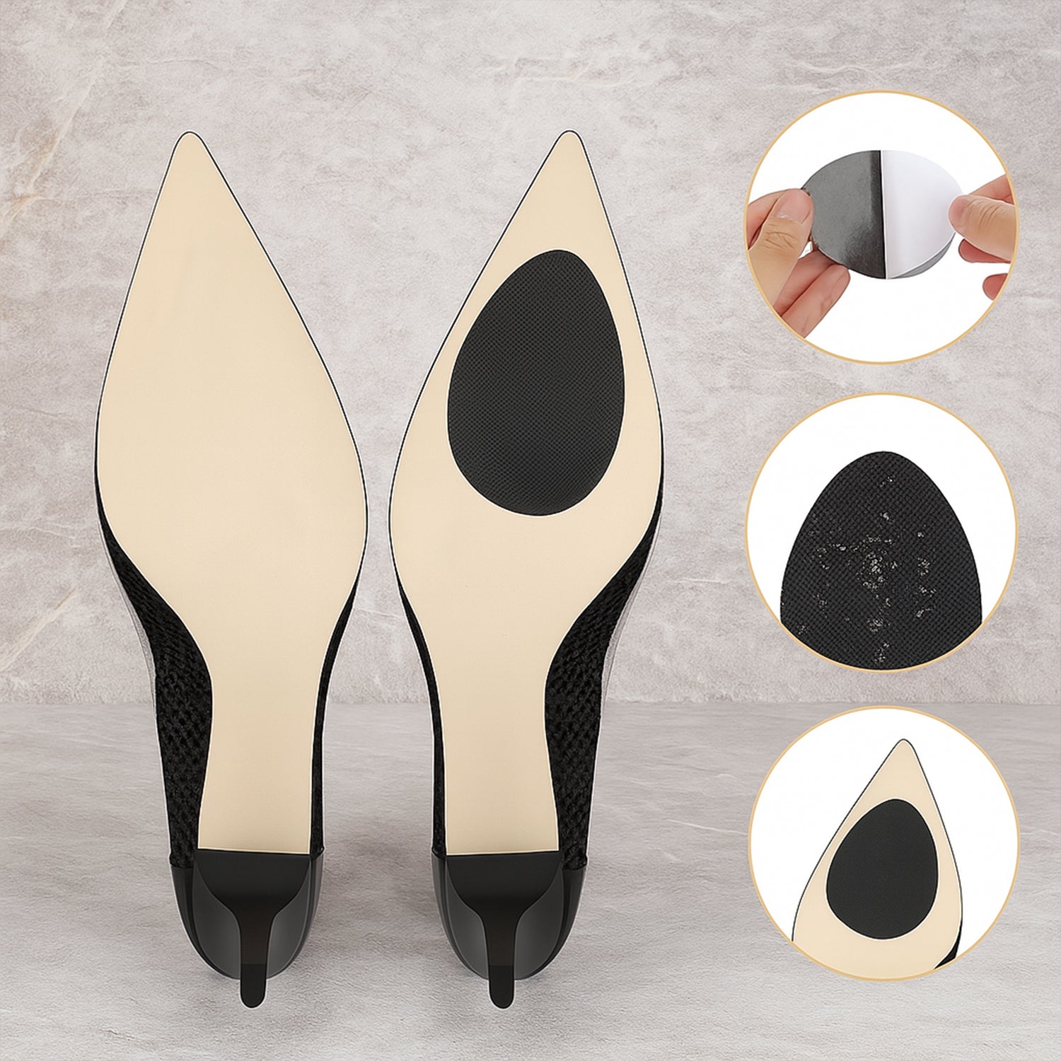 17543.jpg Non-Slip Rubber Shoe Sole Protector Pads for Heels