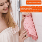 Silicone Bath Massage Cushion – Suction Cup Exfoliating Foot Scrubber & Mat - Back View by Nari Haat, Indian ethnic...