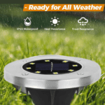 Solar Powered LED Garden Lights (4 Pc) - With Dupatta by Nari Haat, Indian ethnic wear, women clothing, designer suit