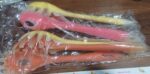 Silicone Kitchen Utensil Set - 6-Piece Heat-Resistant Non-Stick Cooking Spoons - Fabric Detail by Nari Haat, Indian e...
