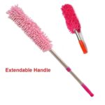 Multipurpose Microfiber Cleaning Duster with Extendable Telescopic Handle - Sleeve Design by Nari Haat, Indian ethnic...
