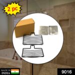 Wall Mount 2-Piece Soap Rack – Versatile Holder for Bathrooms & Homes - Full Detail by Nari Haat, Indian ethnic wea...