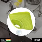 Sink Strainer Basket Corner Kitchen Triangular Multi functional Drain Shelf - Image 2