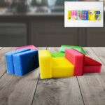 Multi-Purpose Multi Color Scratch Scrub Sponges (10 Pcs Set) - Front View by Nari Haat, Indian ethnic wear, women clo...