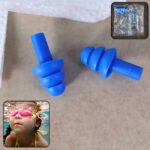 Reusable Silicone Swimming Ear Plugs - (Set) - Front View by Nari Haat, Indian ethnic wear, women clothing, designer ...