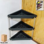 3-Layer Multipurpose Plastic Corner Storage Rack - Front View by Nari Haat, Indian ethnic wear, women clothing, desig...