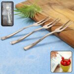 Mini Dessert & Fruit Fork - (3 Pc ) - Neckline Detail by Nari Haat, Indian ethnic wear, women clothing, designer suit