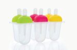6 Pcs Multicolor Polypropylene Ice Mold, Kulfi Maker / Stick / Cream / Assorted - Closeup Embroidery by Nari Haat, In...