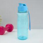 BPA-Free Plastic Sports Water Bottle (Approx. 400 ML / 1 Pc) - Neckline Detail by Nari Haat, Indian ethnic wear, wome...