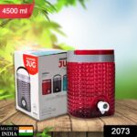 Diamond cut design plastic water jug to carrying water and other beverages. (4500Ml) - With Dupatta by Nari Haat, Ind...
