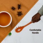 Silicone Kitchen Utensil Set - 6-Piece Heat-Resistant Non-Stick Cooking Spoons - Back View by Nari Haat, Indian ethni...