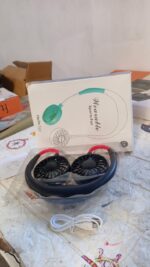 Portable USB Rechargeable Neck Fan – Hands-Free Cooling Fan - Full Detail by Nari Haat, Indian ethnic wear, women c...