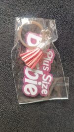 Text Keychain with Glitter Finish and Tassel Charm (1 Pc) - Full Detail by Nari Haat, Indian ethnic wear, women cloth...