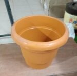 Garden Heavy Plastic Planter Pot / Gamla  (Brown, Pack of 1) - Neckline Detail by Nari Haat, Indian ethnic wear, wome...