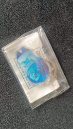 Cartoon Character-Themed Acrylic Keychain (1 Pc) - Fabric Detail by Nari Haat, Indian ethnic wear, women clothing, de...