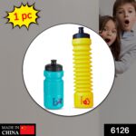 Pull n Stretch Water Bottle – Foldable Drinking Bottle for School & Travel - With Dupatta by Nari Haat, Indian ethn...