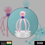 Octopus Stress Relief Therapeutic  Scalp Massager - With Dupatta by Nari Haat, Indian ethnic wear, women clothing, de...