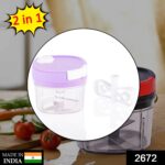 2in1 Handy Chopper And Slicer For Home & kitchen (600ML Capacity) - With Dupatta by Nari Haat, Indian ethnic wear, wo...