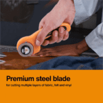 Heavy Duty Rotary Cutter 45mm Blade (1 Pc) - Closeup Embroidery by Nari Haat, Indian ethnic wear, women clothing, des...