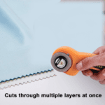 Heavy Duty Rotary Cutter 45mm Blade (1 Pc) - Fabric Detail by Nari Haat, Indian ethnic wear, women clothing, designer...