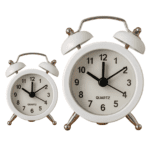 Small Twin-Bell Analog Alarm Clock - (1 Pc) - Neckline Detail by Nari Haat, Indian ethnic wear, women clothing, desig...