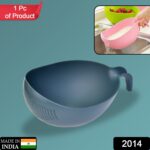 Plastic Rice Bowl & Food Strainer with Thick Handle - With Dupatta by Nari Haat, Indian ethnic wear, women clothing, ...