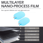 Anti-Fog & Anti-Scratch Rearview Mirror Film – HD Protective Sticker (1 Pc) - Neckline Detail by Nari Haat, Indian ...