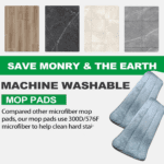 High-Quality 40x13 cm Reusable Flat Mop Microfiber Cleaning Pad Refill (1 Pc) - Neckline Detail by Nari Haat, Indian ...