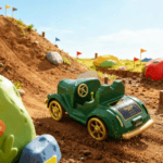 Funwoods Friction-Powered Vintage Car Toy - (1 Pc) - Sleeve Design by Nari Haat, Indian ethnic wear, women clothing, ...