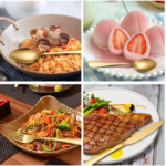 Premium Cutlery Set 24 Pcs with Oval Shaped Stand  (Golden / 24 pcs set) - Closeup Embroidery by Nari Haat, Indian et...