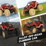 Funwoods Free-Wheel Racing Jeep Toy Car - (1 Pc) - Sleeve Design by Nari Haat, Indian ethnic wear, women clothing, de...