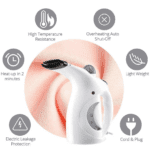 Portable Handheld Garment & Facial Steamer (1 Pc) - Sleeve Design by Nari Haat, Indian ethnic wear, women clothing, d...