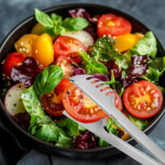 Stainless Steel Multipurpose Serving Tong – 2-in-1 Pasta & Salad Tong (1 Pc) - Fabric Detail by Nari Haat, Indian e...