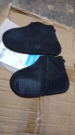 Non-Slip Silicone Waterproof Anti-Skid Reusable Shoe Covers (Small, 1 Pair) - Fabric Detail by Nari Haat, Indian ethn...