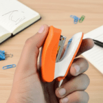 Kangaro 5-in-1 Stationery Gift Set Stapler, Staples, Staple Remover, Tape Dispenser - With Dupatta by Nari Haat, Indi...